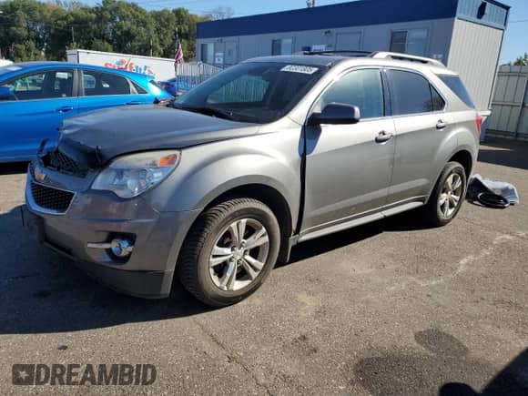 2012 Chevrolet Equinox 2LT with VIN 2GNFLPE54C6304935, listed as a Copart auction lot 82301805 with 215,470 mi miles and Salvage title. Bid and sale history available at DreamBid. Image 1.
