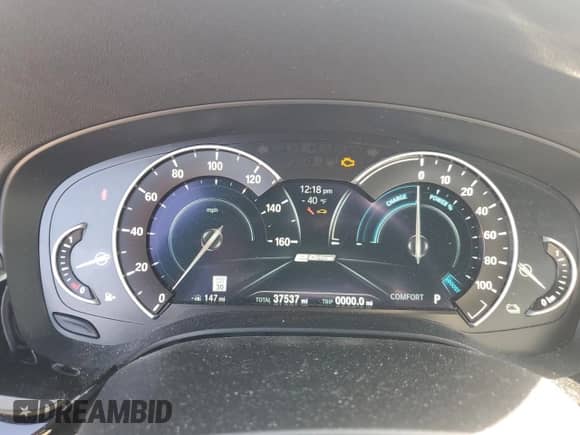 2019 BMW 5 Series 530e xDrive z VIN WBAJB1C54KB376992, wystawiony jako Copart lot #81515765 z przebiegiem 37 537 mil mil oraz Szkoda całkowita • Salvage title. Historia ofert i sprzedaży dostępna na DreamBid. Obrazek 9.