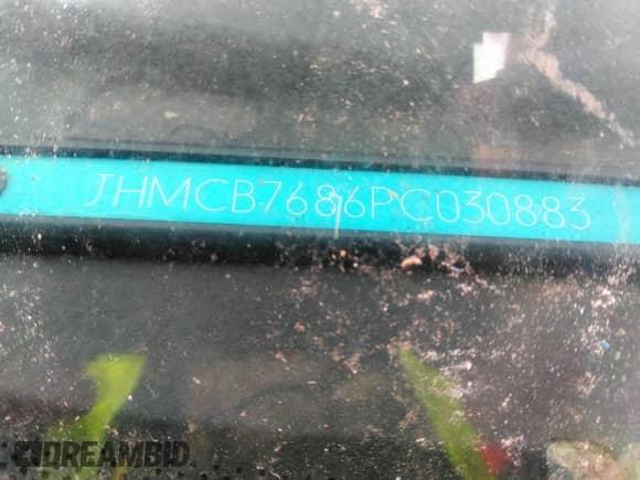 1993 Honda Accord с VIN JHMCB7686PC030883, выставлен на аукционе IAAI как лот 40855777 с пробегом 301 907 миль миль и . История ставок и продаж доступна на DreamBid. Изображение 9.