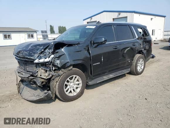 2021 Chevrolet Tahoe LT с VIN 1GNSKNKD9MR267212, выставлен на аукционе Copart как лот 72021145 с пробегом 85 999 миль миль и Списание • Salvage title. История ставок и продаж доступна на DreamBid. Изображение 1.