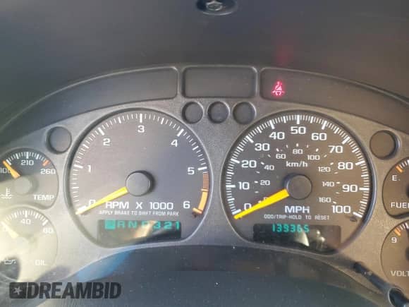 2000 Chevrolet Blazer LS с VIN 1GNCT18WXYK265020, выставлен на аукционе Copart как лот 72423834 с пробегом 139 365 миль миль и Чистый • Clean title. История ставок и продаж доступна на DreamBid. Изображение 9.