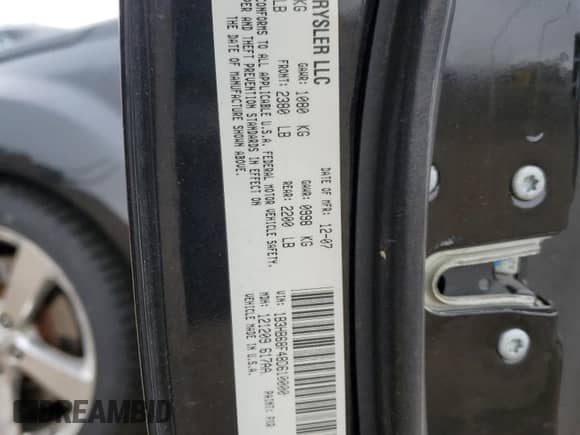 2008 Dodge Caliber с VIN 1B3HB68F48D610000, выставлен на аукционе Copart как лот 85920834 с пробегом 104 306 миль миль и Списание • Salvage title. История ставок и продаж доступна на DreamBid. Изображение 12.