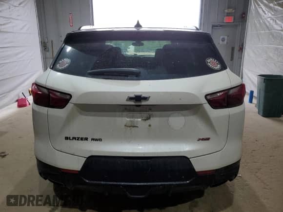 2022 Chevrolet Blazer RS с VIN 3GNKBKRS4NS186670, выставлен на аукционе Copart как лот 63582595 с пробегом 60 397 миль миль и Списание • Salvage title. История ставок и продаж доступна на DreamBid. Изображение 6.