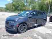 2022 Chevrolet Equinox RS with VIN 3GNAXMEV0NS105933, listed as a IAAI auction lot 42247921 with 48,163 mi miles and . Bid and sale history available at DreamBid. Image 2.