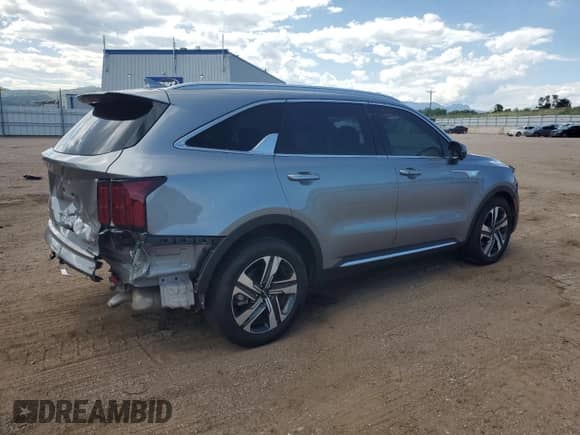 2023 Kia Sorento SX Prestige with VIN KNDRKDLG9P5147447, listed as a Copart auction lot 62718355 with 42,992 mi miles and Salvage title. Bid and sale history available at DreamBid. Image 3.