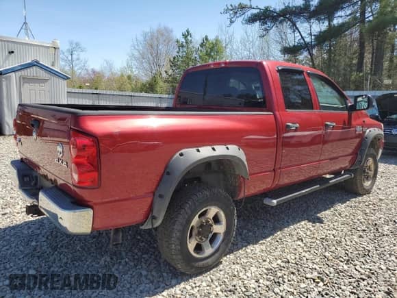 2008 Dodge 2500 SLT with VIN 3D7KS28D58G221192, listed as a Copart auction lot 55488585 with 73,585 mi miles and Clean title. Bid and sale history available at DreamBid. Image 3.