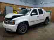 2013 Chevrolet Avalanche LTZ with VIN 3GNTKGE72DG376052, listed as a Copart auction lot 65830635 with 116,536 mi miles and Salvage title. Bid and sale history available at DreamBid. Image 1.