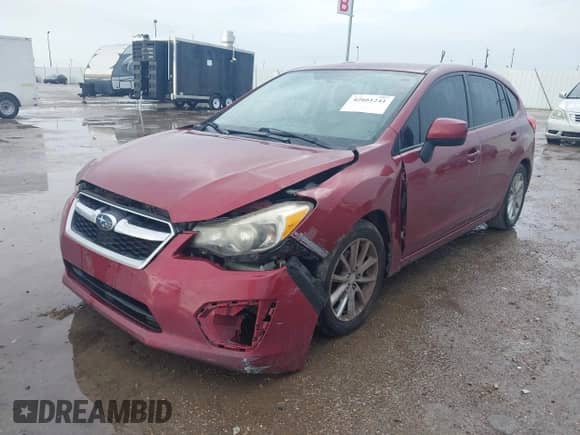 2013 Subaru Impreza Premium with VIN JF1GPAC69D2885394, listed as a IAAI auction lot 42661241 with 167,836 mi miles and . Bid and sale history available at DreamBid. Image 2.