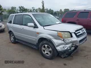 2006 Honda Pilot EX-L z VIN 5FNYF28586B009746, wystawiony jako IAAI lot #43229294 z przebiegiem 313 951 mil mil oraz . Historia ofert i sprzedaży dostępna na DreamBid. Obrazek 1.