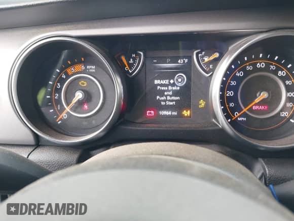 2023 Jeep Wrangler Willys Sport z VIN 1C4HJXDM0PW515898, wystawiony jako IAAI lot #41419267 z przebiegiem 10 964 mil mil oraz . Historia ofert i sprzedaży dostępna na DreamBid. Obrazek 7.