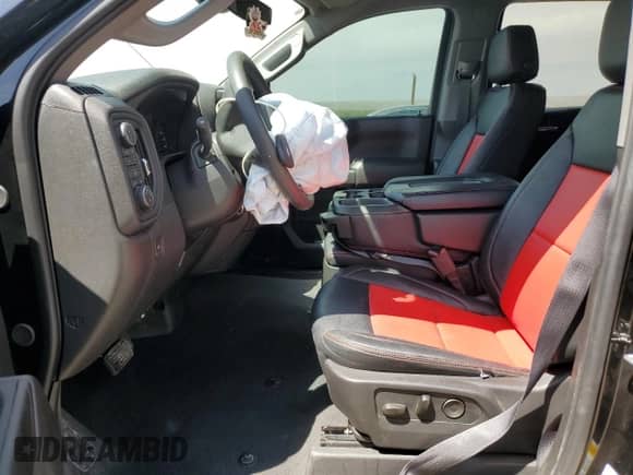 2024 Chevrolet Silverado 1500 Custom Trail Boss with VIN 3GCPDCEK8RG186393, listed as a Copart auction lot 53057895 with 26,915 mi miles and Salvage title. Bid and sale history available at DreamBid. Image 7.