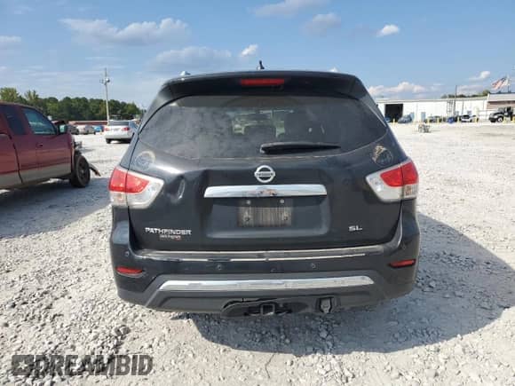2015 Nissan Pathfinder SL with VIN 5N1AR2MN6FC649851, listed as a Copart auction lot 81588715 with 183,064 mi miles and Salvage title. Bid and sale history available at DreamBid. Image 6.