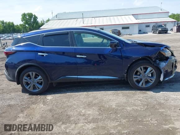 2024 Nissan Murano Platinum with VIN 5N1AZ2DS6RC109961, listed as a IAAI auction lot 42342337 with 5,680 mi miles and . Bid and sale history available at DreamBid. Image 13.