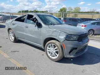 2023 Dodge Durango GT z VIN 1C4RDJDG5PC676848, wystawiony jako IAAI lot #40427496 z przebiegiem 25 587 mil mil oraz . Historia ofert i sprzedaży dostępna na DreamBid. Obrazek 1.