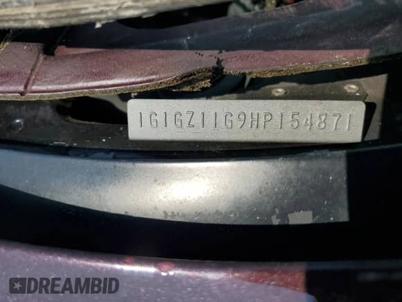 1987 Chevrolet Monte Carlo с VIN 1G1GZ11G9HP154871, выставлен на аукционе Copart как лот 80708955 с пробегом Не указан миль и Списание • Salvage title. История ставок и продаж доступна на DreamBid. Изображение 12.