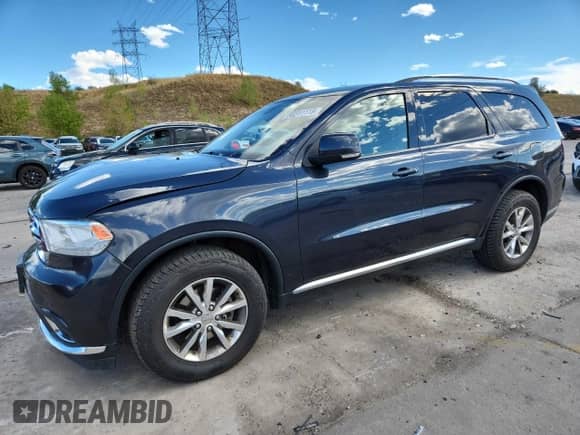 2014 Dodge Durango Limited with VIN 1C4RDJDG8EC557821, listed as a Copart auction lot 80311115 with 160,753 mi miles and Salvage title. Bid and sale history available at DreamBid. Image 1.
