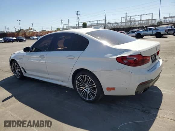 2020 BMW 5 Series 530e with VIN WBAJA9C04LCD22175, listed as a Copart auction lot 56173635 with 64,371 mi miles and Salvage title. Bid and sale history available at DreamBid. Image 2.