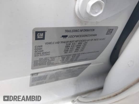2021 Chevrolet Silverado 1500 LT с VIN 1GCPWCED2MZ240484, выставлен на аукционе IAAI как лот 43051256 с пробегом 88 053 миль миль и . История ставок и продаж доступна на DreamBid. Изображение 9.