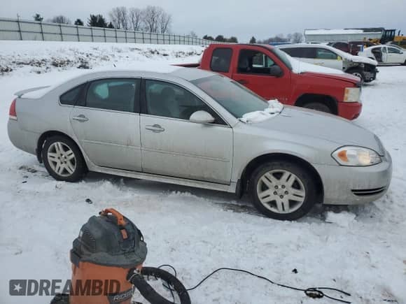 2013 Chevrolet Impala LT с VIN 2G1WB5E30D1134515, выставлен на аукционе Copart как лот 88920555 с пробегом 167 814 миль миль и Чистый • Clean title. История ставок и продаж доступна на DreamBid. Изображение 4.