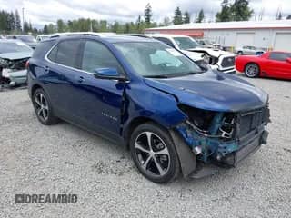 2022 Chevrolet Equinox Premier с VIN 3GNAXXEV5NS105492, выставлен на аукционе IAAI как лот 42199899 с пробегом 43 680 миль миль и . История ставок и продаж доступна на DreamBid. Изображение 1.
