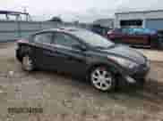 2013 Hyundai Elantra GLS with VIN KMHDH4AE7DU876764, listed as a Copart auction lot 81636205 with 87,116 mi miles and Salvage title. Bid and sale history available at DreamBid. Image 4.