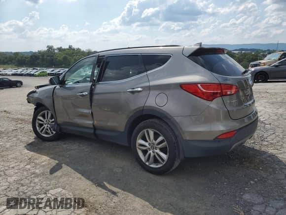 2014 Hyundai Santa Fe with VIN 5XYZW3LA1EG210121, listed as a Copart auction lot 68823255 with 117,207 mi miles and Salvage title. Bid and sale history available at DreamBid. Image 2.
