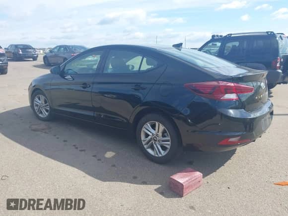 2020 Hyundai Elantra SEL with VIN KMHD84LF2LU021278, listed as a IAAI auction lot 43151528 with 29,186 mi miles and . Bid and sale history available at DreamBid. Image 3.