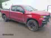 2019 Chevrolet Silverado 1500 Custom Trail Boss with VIN 1GCRYCEFXKZ412861, listed as a IAAI auction lot 42307362 with 112,008 mi miles and . Bid and sale history available at DreamBid. Image 1.