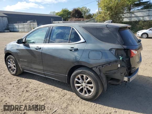 2018 Chevrolet Equinox LT with VIN 3GNAXJEV0JS592110, listed as a Copart auction lot 84802235 with 92,112 mi miles and Clean title. Bid and sale history available at DreamBid. Image 2.