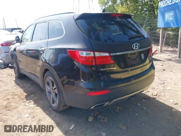 2016 Hyundai Santa Fe SE with VIN KM8SR4HF2GU164878, listed as a IAAI auction lot 43241125 with 91,283 mi miles and . Bid and sale history available at DreamBid. Image 3.