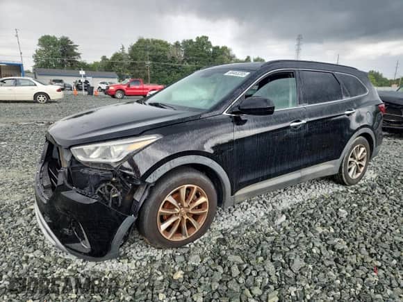 2017 Hyundai Santa Fe SE z VIN KM8SM4HF9HU182522, wystawiony jako Copart lot #68463285 z przebiegiem 160 954 mil mil oraz Czysty tytuł • Clean title. Historia ofert i sprzedaży dostępna na DreamBid. Obrazek 1.