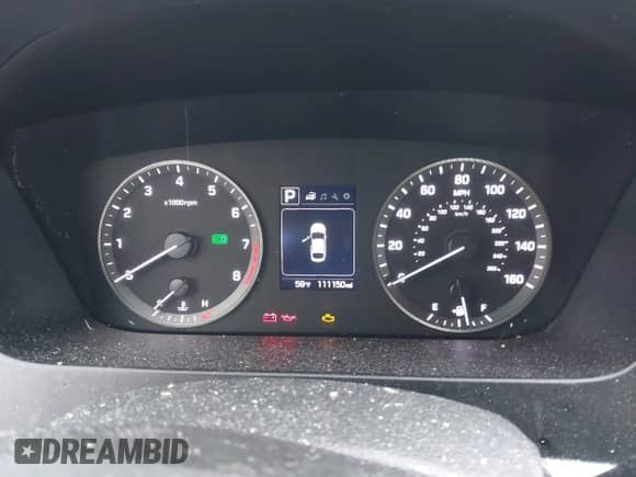 2016 Hyundai Sonata SE with VIN 5NPE24AF7GH292625, listed as a IAAI auction lot 43198221 with 111,150 mi miles and . Bid and sale history available at DreamBid. Image 7.