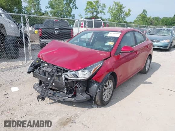 2022 Hyundai Accent SE z VIN 3KPC24A68NE166203, wystawiony jako IAAI lot #42780339 z przebiegiem 30 837 mil mil oraz . Historia ofert i sprzedaży dostępna na DreamBid. Obrazek 16.