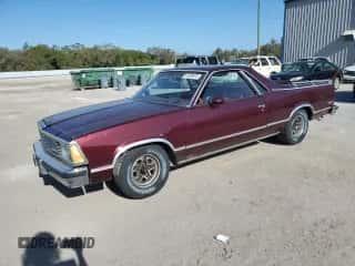 1981 Chevrolet El Camino z VIN CCW80HXBD435572, wystawiony jako Copart lot #47500975 z przebiegiem 91 861 mil mil oraz Szkoda całkowita • Salvage title. Historia ofert i sprzedaży dostępna na DreamBid. Obrazek 1.