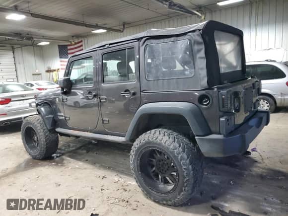 2017 Jeep Wrangler with VIN 100000000016974W1, listed as a Copart auction lot 86201944 with Not provided miles and Clean title. Bid and sale history available at DreamBid. Image 2.