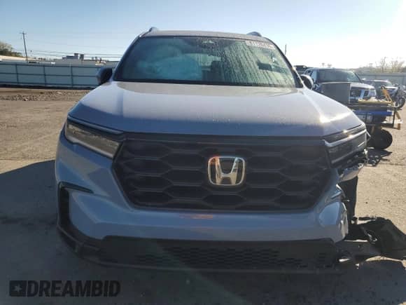2025 Honda Pilot Sport с VIN 5FNYG1H34SB039780, выставлен на аукционе Copart как лот 81126435 с пробегом 16 888 миль миль и Списание • Salvage title. История ставок и продаж доступна на DreamBid. Изображение 5.