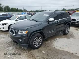 2014 Jeep Grand Cherokee Limited с VIN 1C4RJFBGXEC215733, выставлен на аукционе Copart как лот 67087605 с пробегом 163 794 миль миль и Списание • Salvage title. История ставок и продаж доступна на DreamBid. Изображение 1.