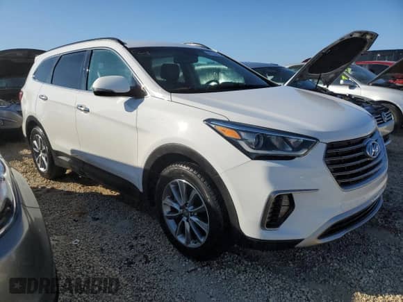 2019 Hyundai Santa Fe SE with VIN KM8SN4HF2KU307090, listed as a Copart auction lot 66254442 with 25,283 mi miles and . Bid and sale history available at DreamBid. Image 4.