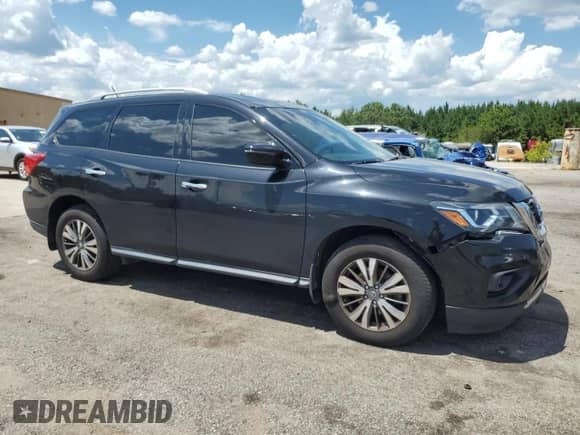 2018 Nissan Pathfinder S with VIN 5N1DR2MM4JC670369, listed as a Copart auction lot 66144775 with 83,877 mi miles and Salvage title. Bid and sale history available at DreamBid. Image 4.