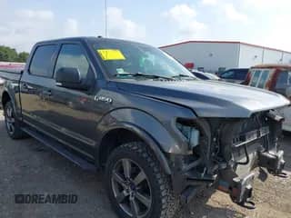 2017 Ford F-150 XL with VIN 1FTEW1EF6HFA25615, listed as a IAAI auction lot 42745868 with 98,008 mi miles and . Bid and sale history available at DreamBid. Image 1.