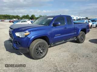 2022 Toyota Tacoma SR z VIN 3TYRZ5CN2NT023953, wystawiony jako Copart lot #67920125 z przebiegiem 77 019 mil mil oraz Nie do naprawy • Non repairable. Historia ofert i sprzedaży dostępna na DreamBid. Obrazek 1.