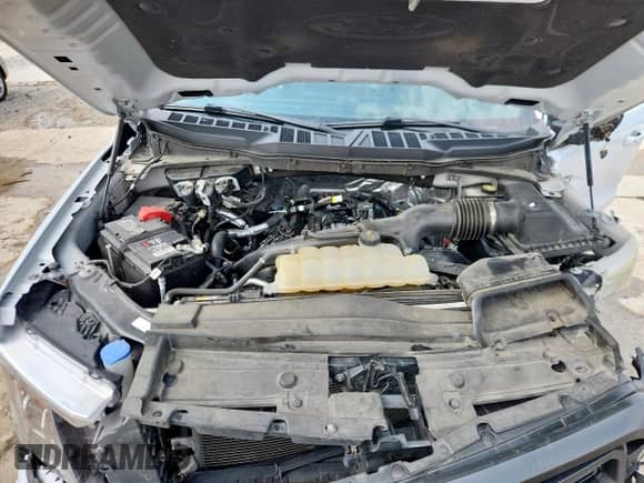 2022 Ford F-150 XL с VIN 1FTEW1CPXNKE53220, выставлен на аукционе Copart как лот 70423565 с пробегом 65 417 миль миль и Списание • Salvage title. История ставок и продаж доступна на DreamBid. Изображение 11.