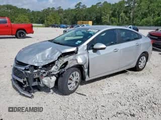 2017 Chevrolet Cruze LS с VIN 1G1BB5SM0H7157362, выставлен на аукционе Copart как лот 59845995 с пробегом 118 791 миль миль и Списание • Salvage title. История ставок и продаж доступна на DreamBid. Изображение 1.