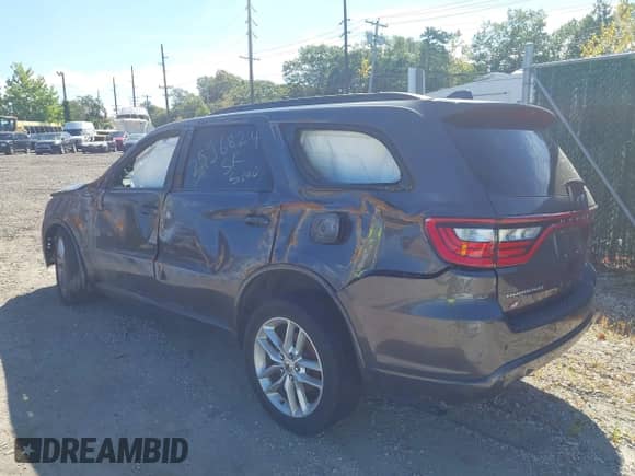 2021 Dodge Durango GT Plus with VIN 1C4RDJDG6MC545441, listed as a IAAI auction lot 42772868 with 29,129 mi miles and . Bid and sale history available at DreamBid. Image 3.