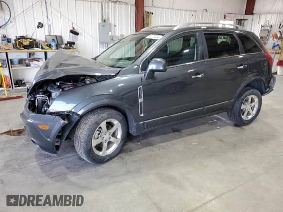 2013 Chevrolet Captiva Sport LT with VIN 3GNAL3EK0DS549162, listed as a Copart auction lot 62727224 with 104,717 mi miles and Salvage title. Bid and sale history available at DreamBid. Image 1.