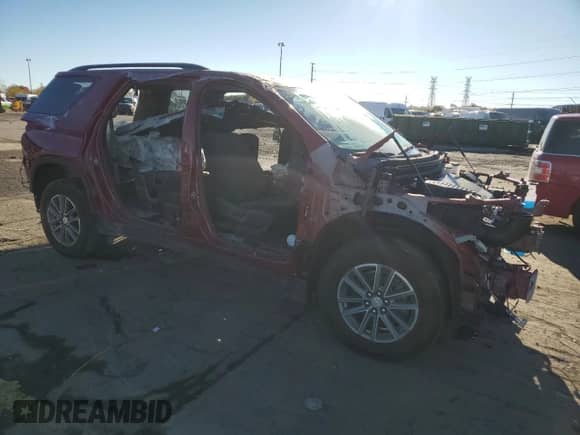 2023 Chevrolet Traverse LT Cloth with VIN 1GNERGKW7PJ311989, listed as a Copart auction lot 87353895 with Not provided miles and Clean title. Bid and sale history available at DreamBid. Image 4.
