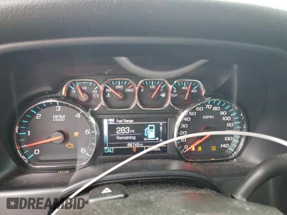 2017 Chevrolet Silverado 1500 LT z VIN 1GCVKREHXHZ391135, wystawiony jako Copart lot #80839045 z przebiegiem 86 743 mil mil oraz Szkoda całkowita • Salvage title. Historia ofert i sprzedaży dostępna na DreamBid. Obrazek 9.