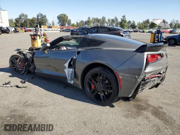 2016 Chevrolet Corvette 3LT with VIN 1G1YF2D78G5122230, listed as a Copart auction lot 78964074 with Not provided miles and Salvage title. Bid and sale history available at DreamBid. Image 2.