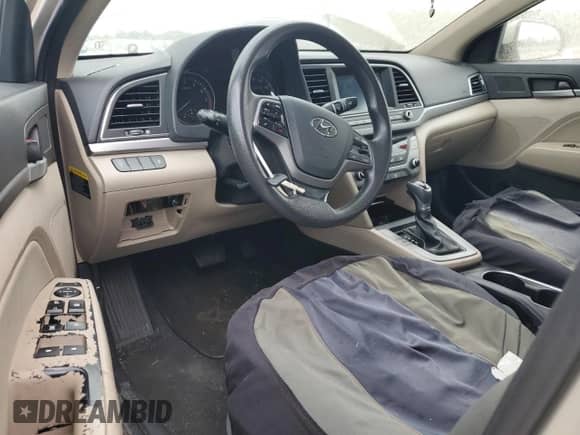 2017 Hyundai Elantra Limited with VIN KMHD84LF2HU402541, listed as a Copart auction lot 81973495 with 190,889 mi miles and Clean title. Bid and sale history available at DreamBid. Image 8.