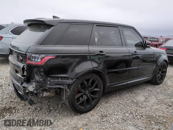 2019 Land Rover Range Rover Sport SVR z VIN SALWZ2SE8KA869648, wystawiony jako Copart lot #89219605 z przebiegiem 77 969 mil mil oraz Szkoda całkowita • Salvage title. Historia ofert i sprzedaży dostępna na DreamBid. Obrazek 3.